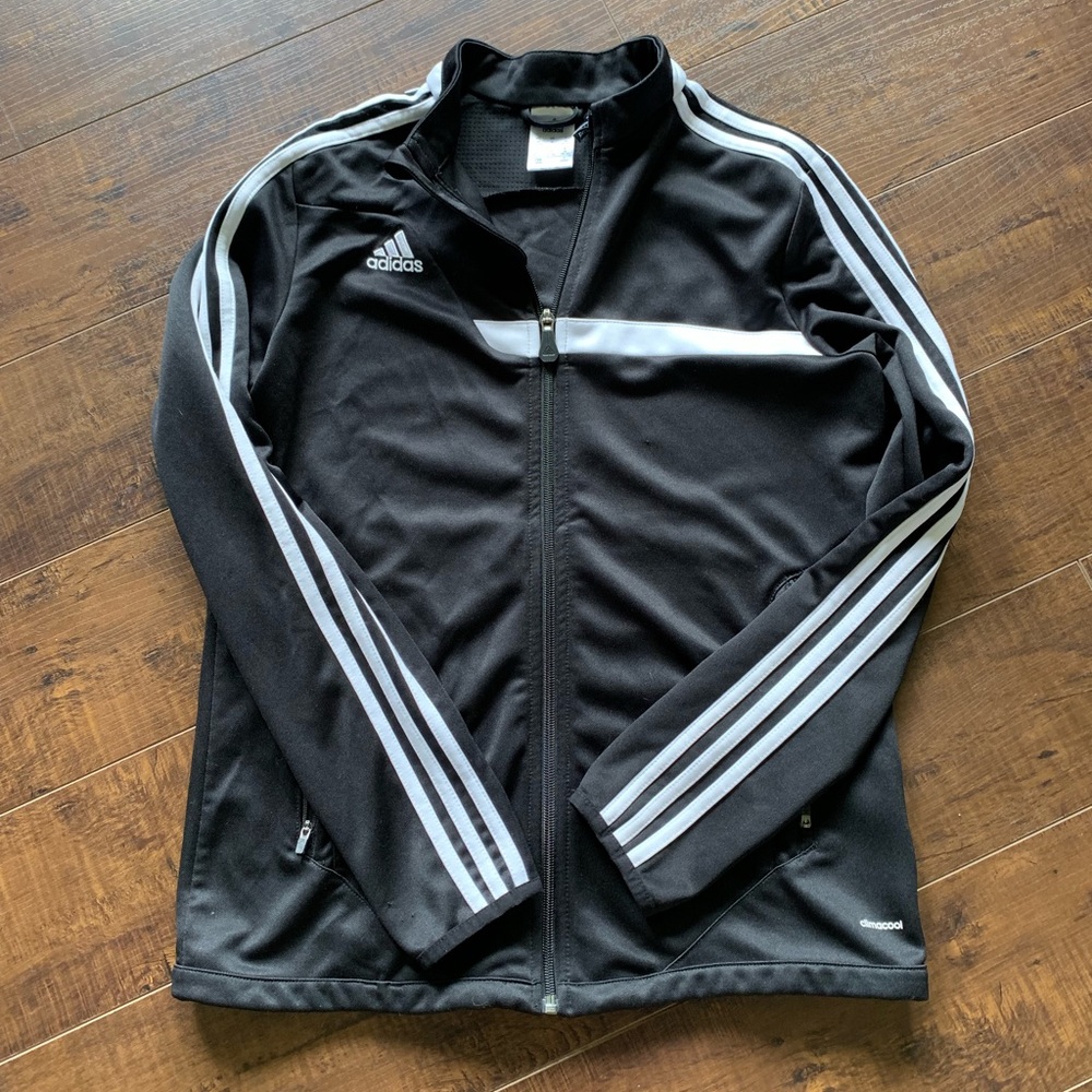 Black & White Adidas Track Jacket